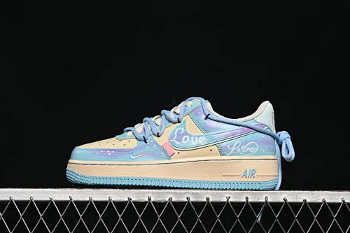 All categories Nk Air Force 1 Air Force series Nk Air Force 1 Low Air Force low-top Nike Air Force 1'07 Low "Sweet Dream of Sea Salt" Hand-painted graffiti Sea Salt Sweet Dream Air Force 1 low-top casual sneakers XL2332-555